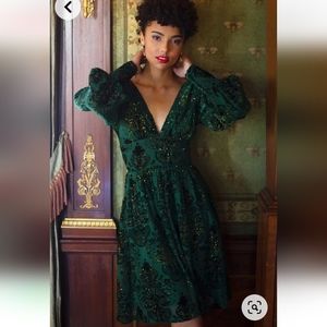 Trashy Diva Baroque Velvet Bianca Dress, Size 8, BNWT